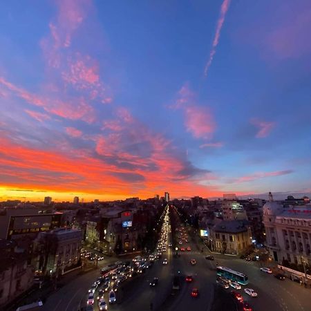 Golden Studio- Panoramic View With Terrace Бухарест Экстерьер фото